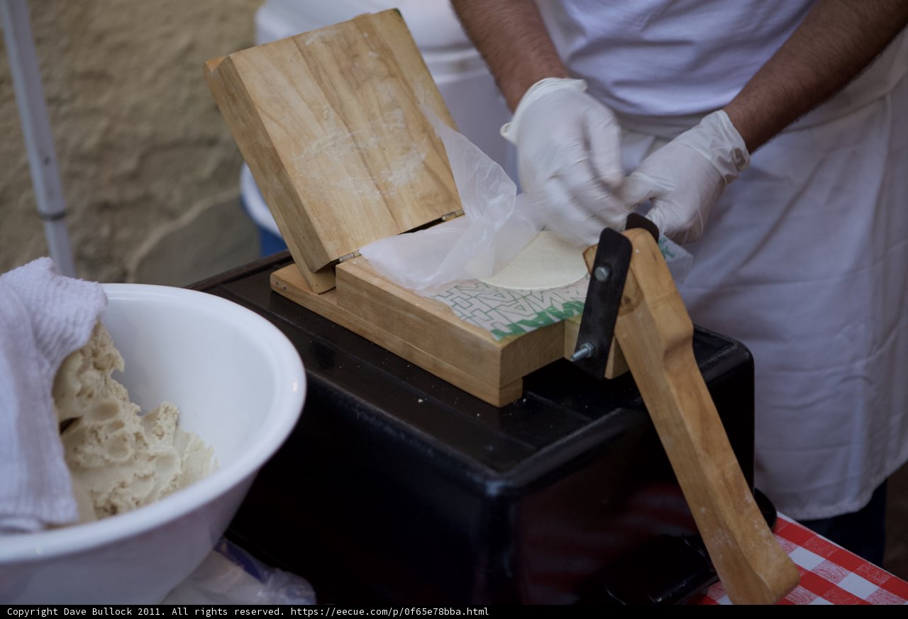Noodle Cutting Action