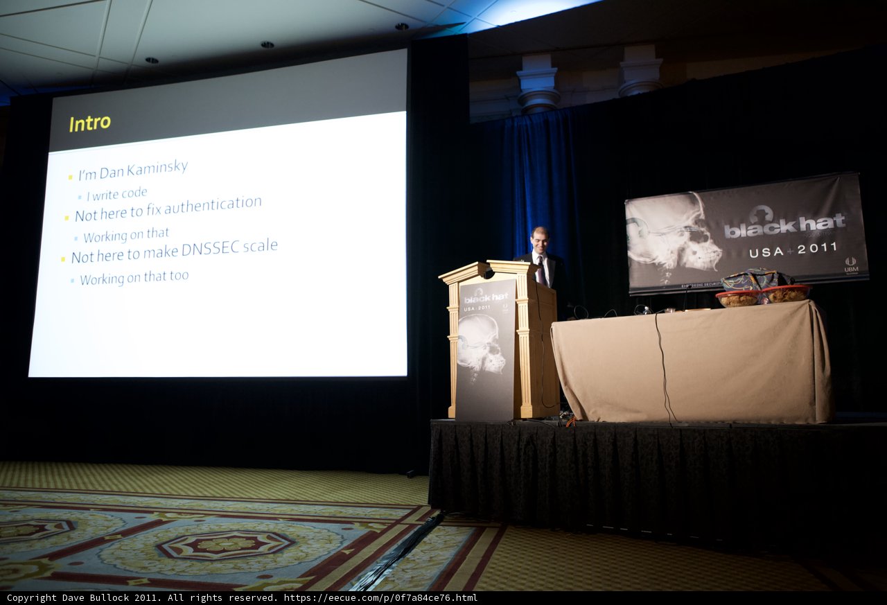 Dan Kaminsky giving a speech at Defcon