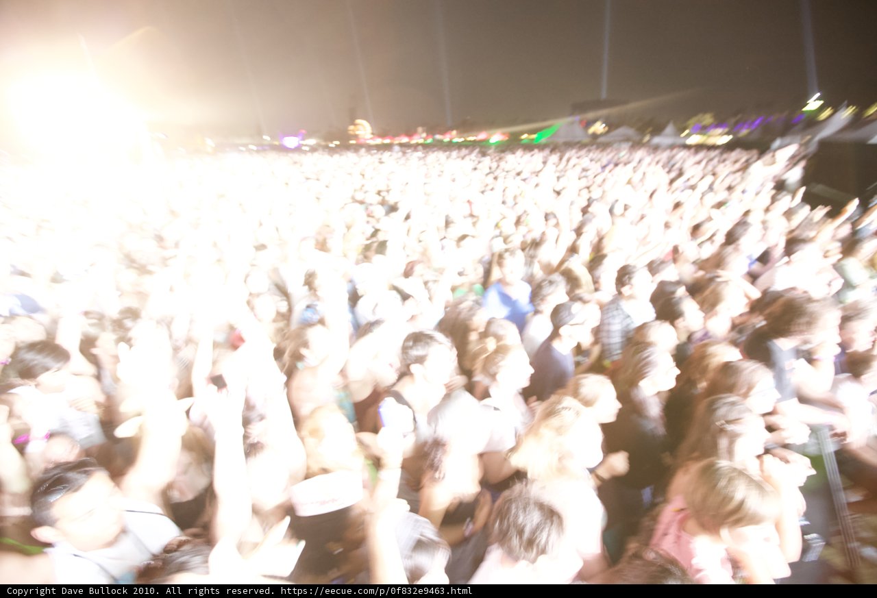 Ecstatic Crowd at Cochella 2010