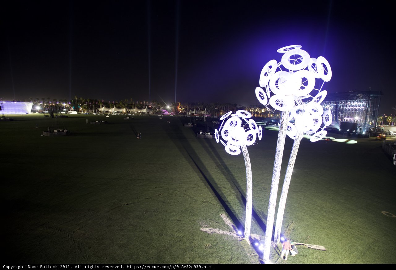 Illuminated Art in the Open Field