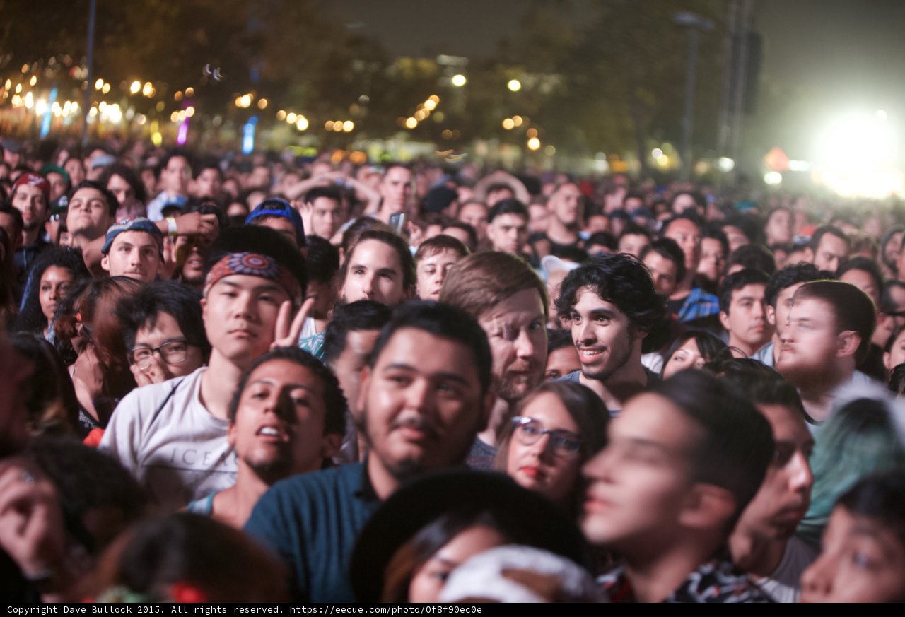 Attentive Festival Crowd