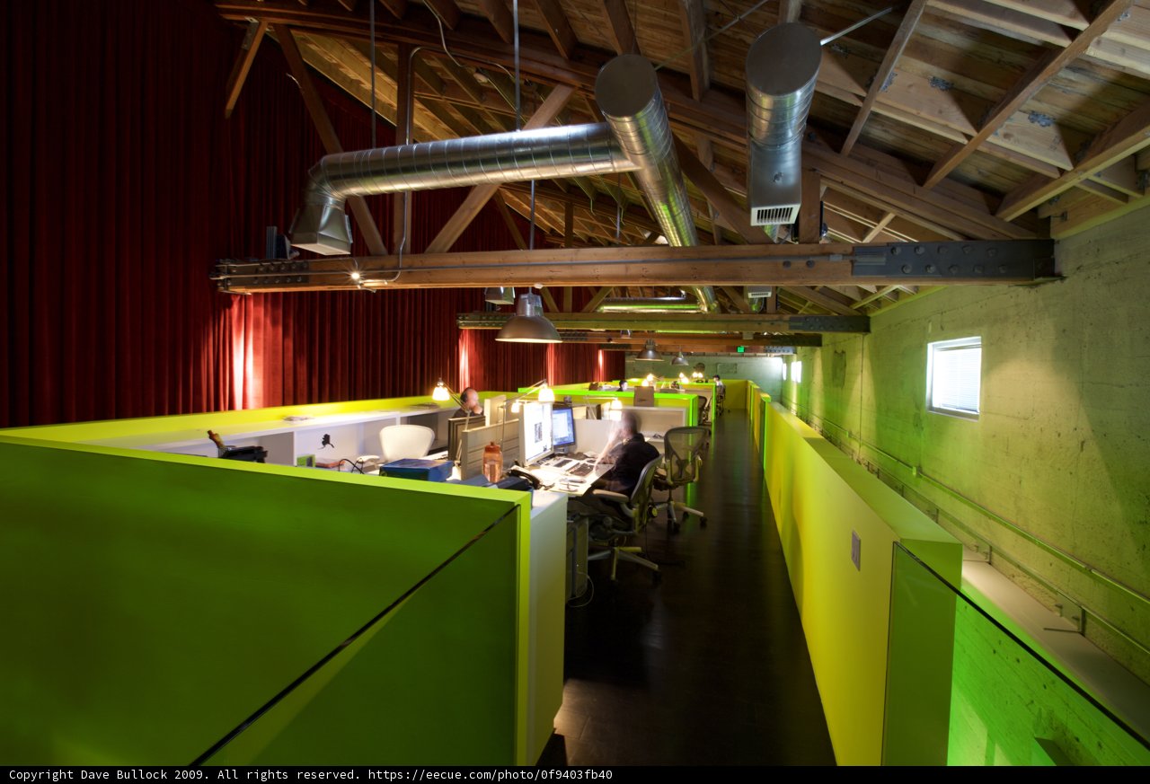 Green and Yellow Office Oasis
