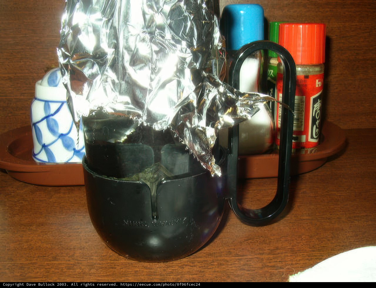 Foil-wrapped Coffee Cup
