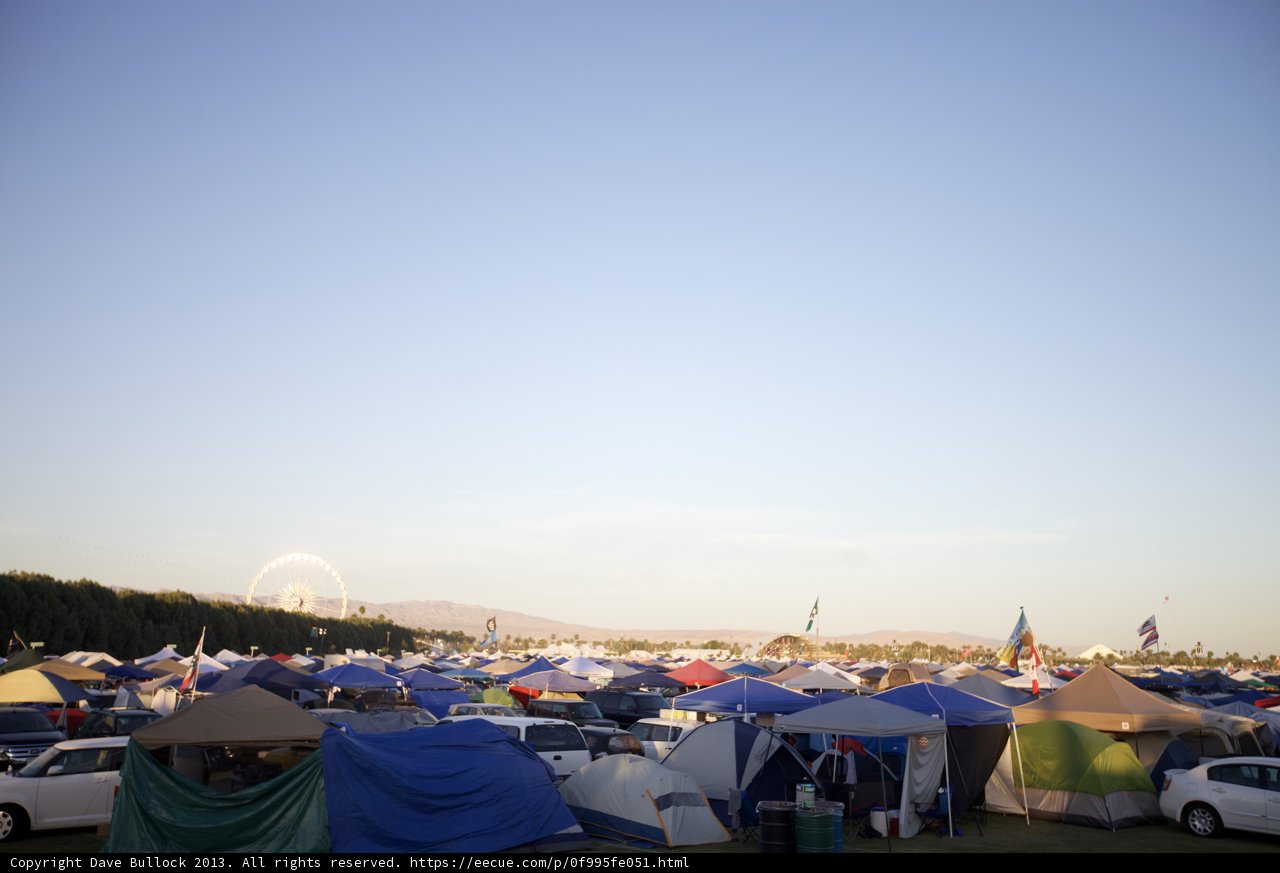 Camping Village at Coachella Music Festival
