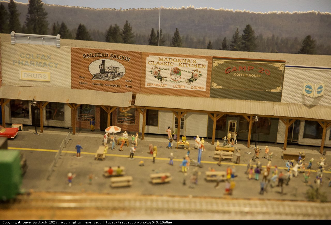 Miniature Cityscape: Life on Display
