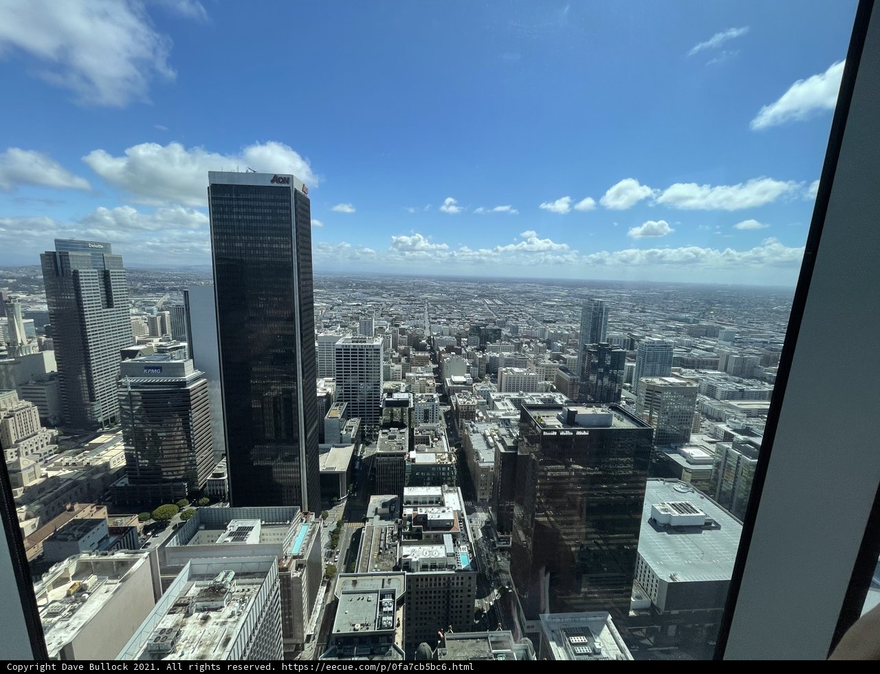 Overlooking the Vibrant City of Los Angeles