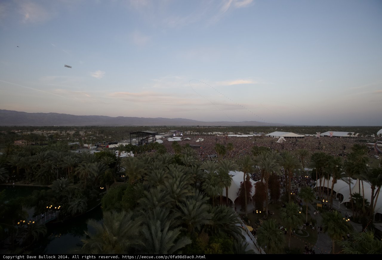 Panoramic Vista of the Desert from a Rooftop