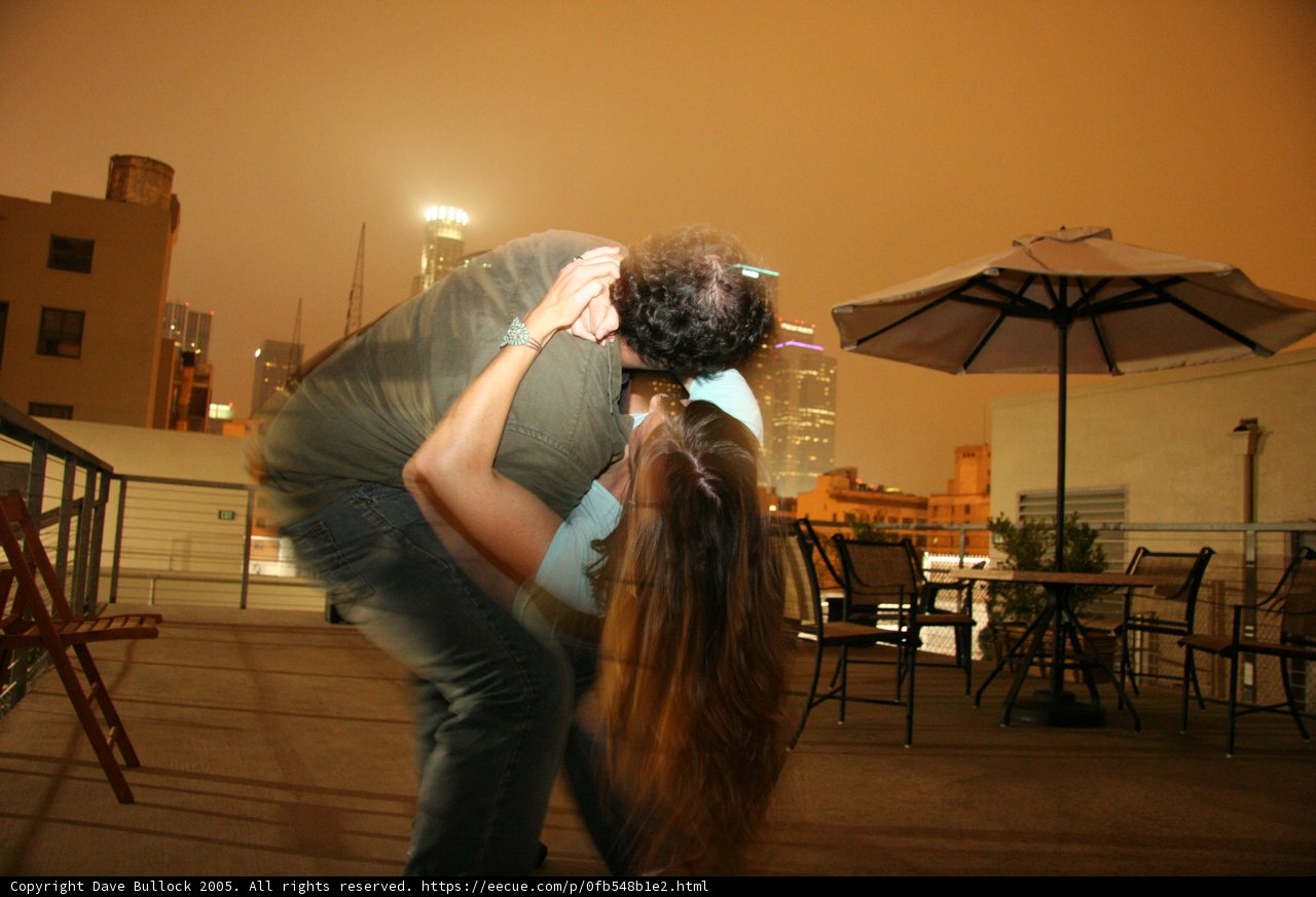 A Romantic Moment in the Cafe