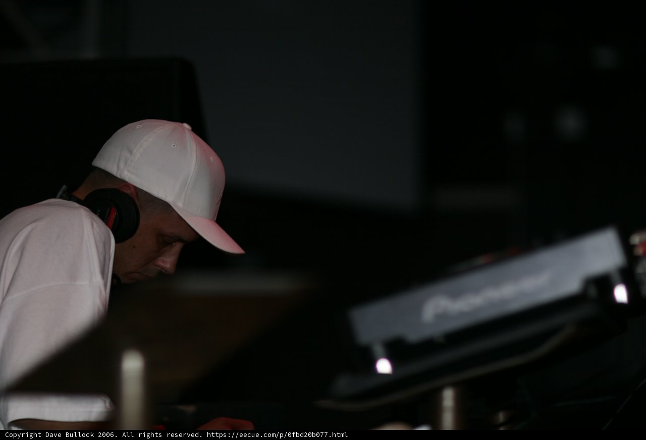 DJ S getting ready to drop some beats
