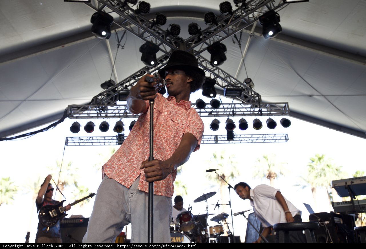 K'naan Warsame rocks Coachella stage