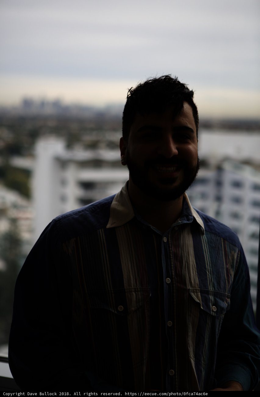 The Bearded Man in Stripes