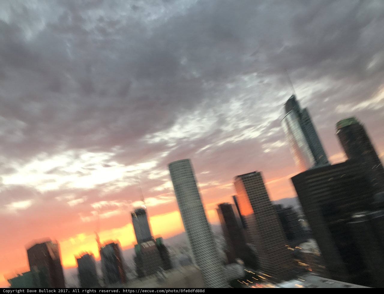 A Blushing City Sky