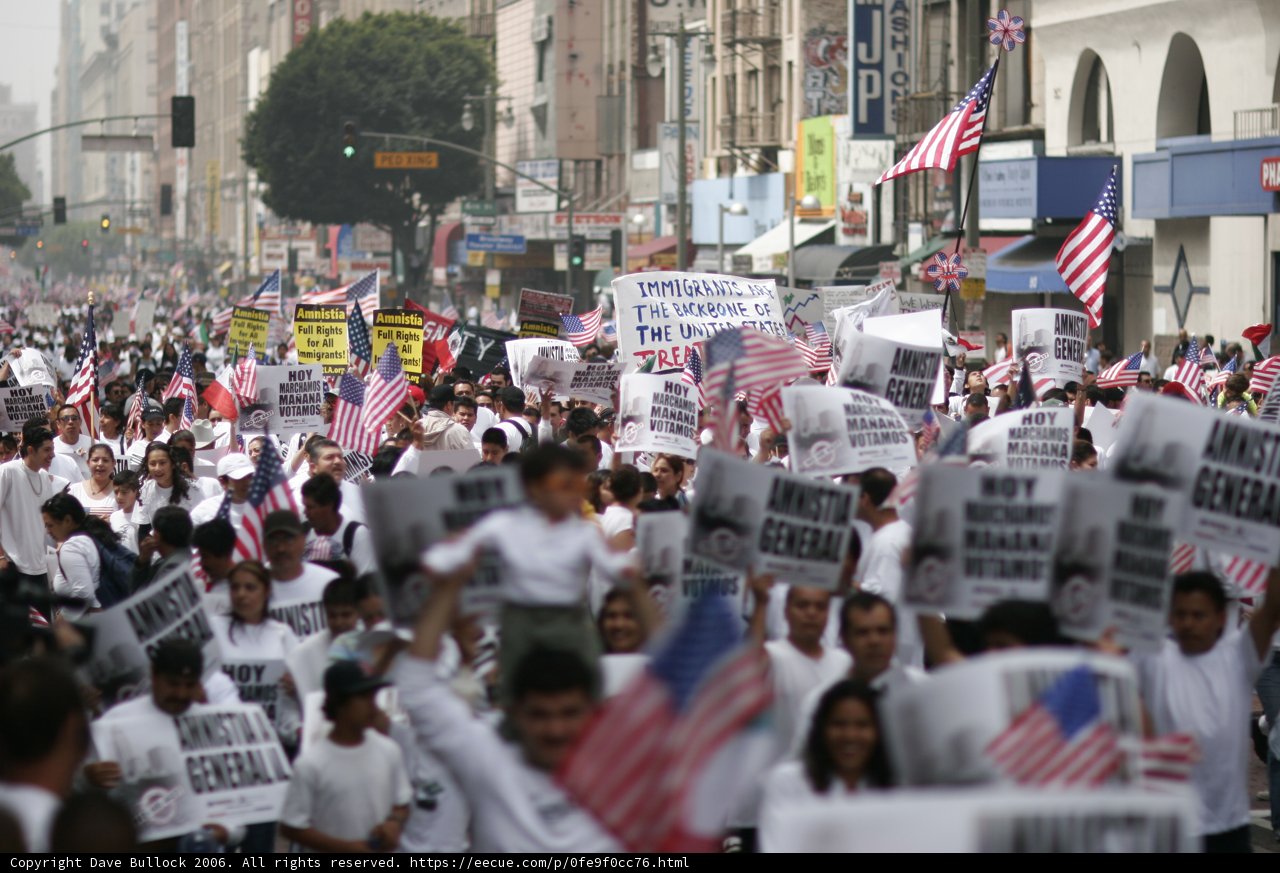 Protest Parade in the City