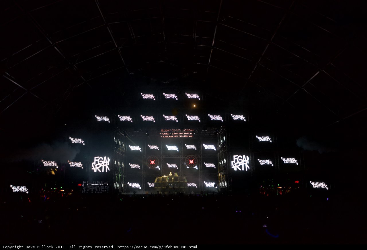 Lights and Stage Set the Mood at Coachella