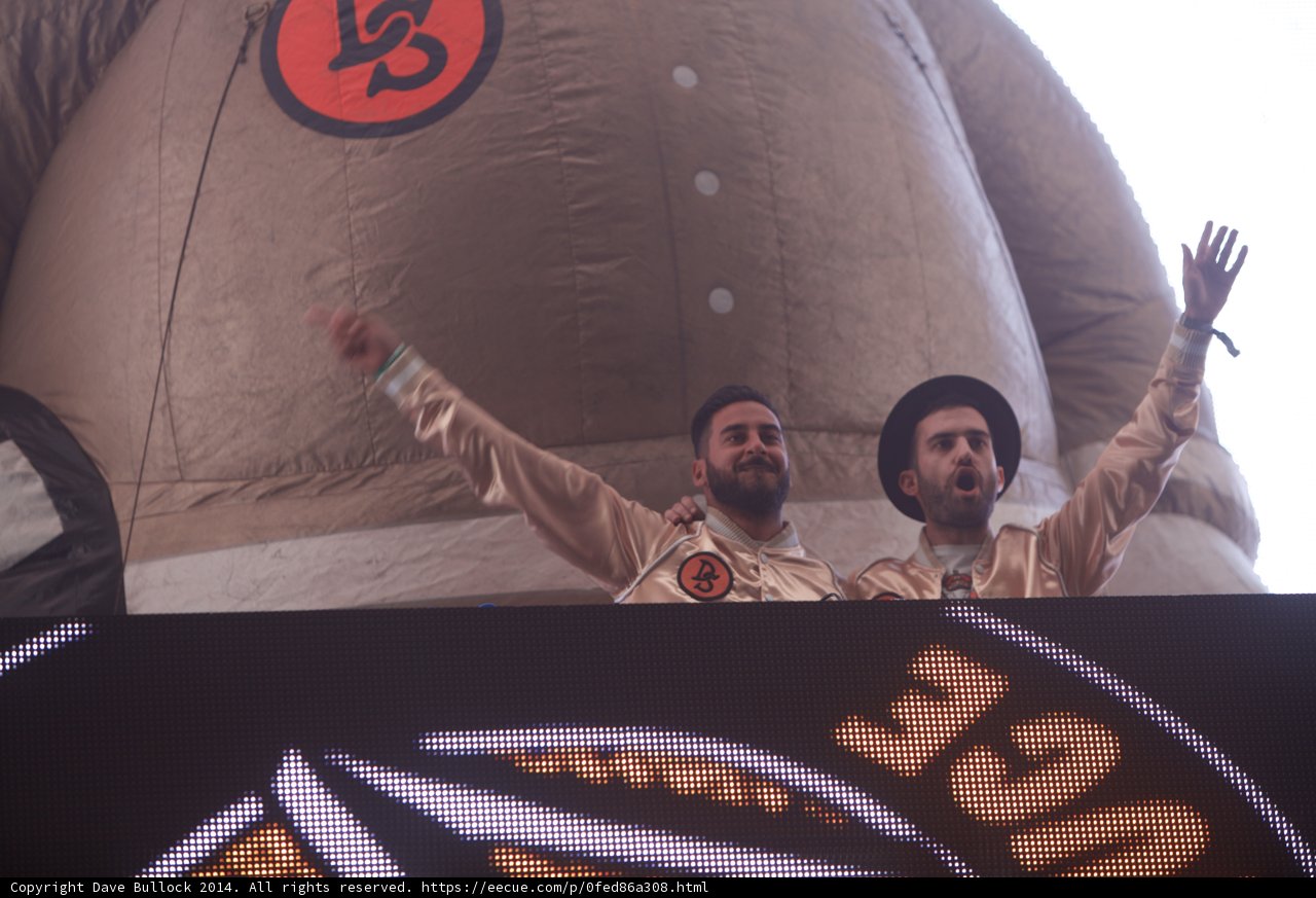 A-Trak and friend take the stage