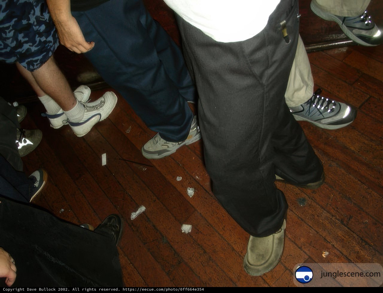 Group Pose on Hardwood Floor