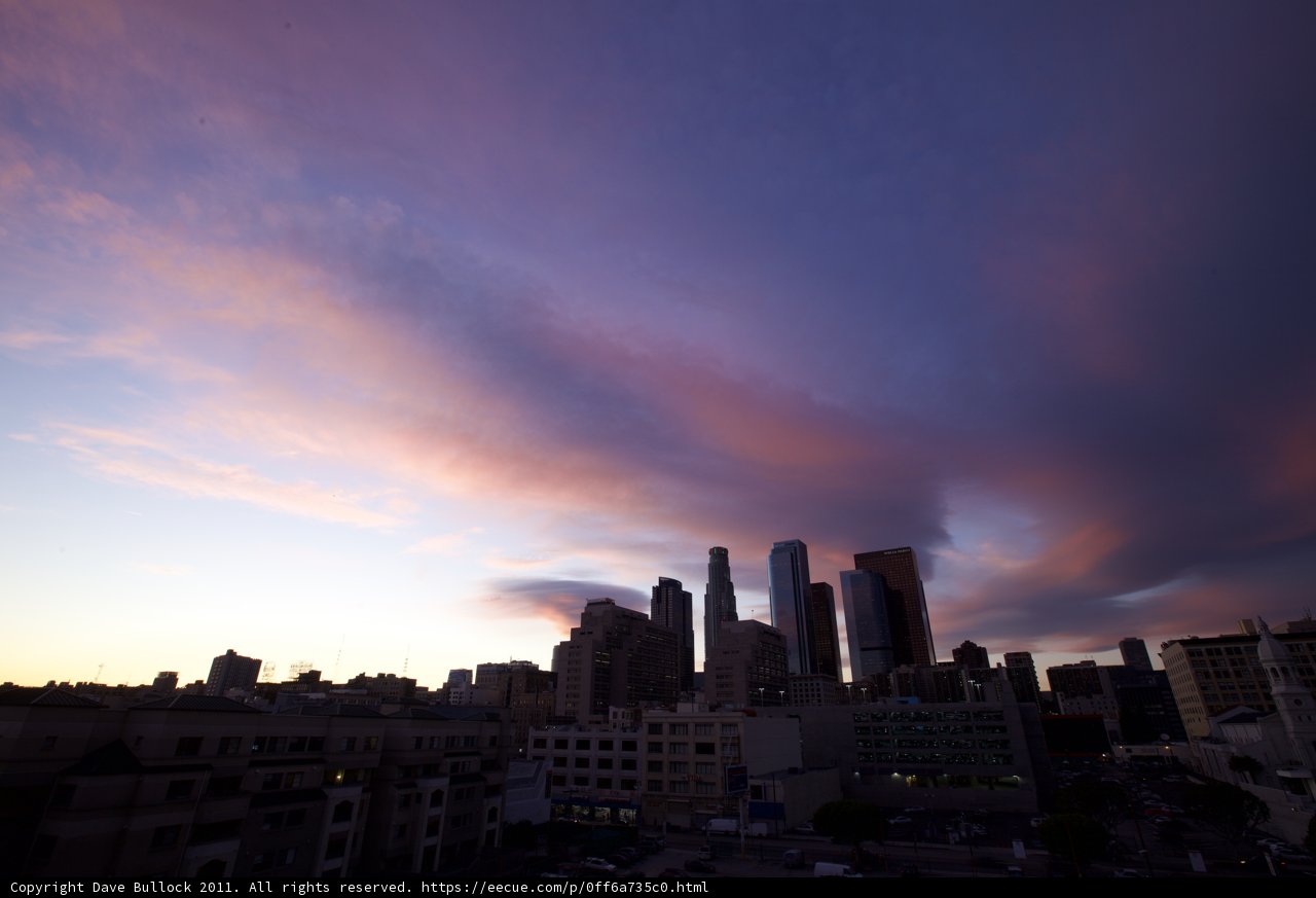 Los Angeles Metropolis Sunset