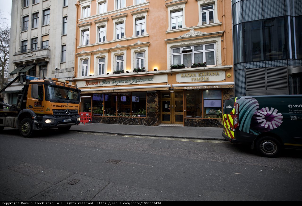 Urban Construction Scene at Radha Krishna Temple London
