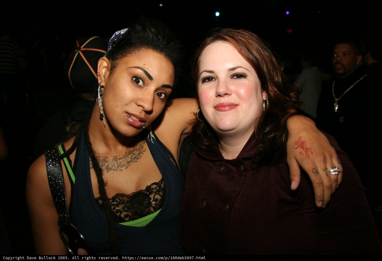 Party Pose with Tattoos