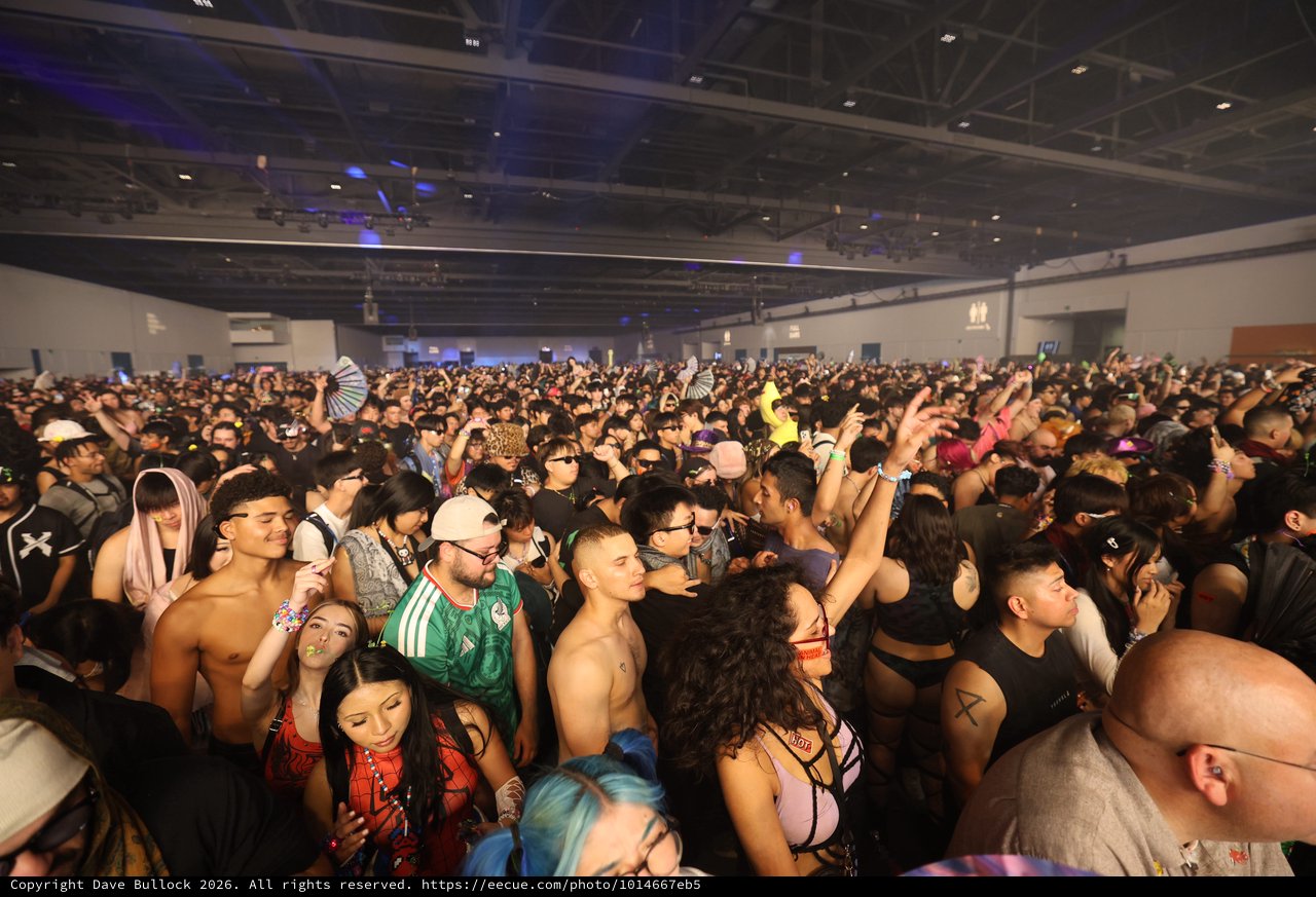 Massive Indoor Crowd at Wobbleland 2026 Rave