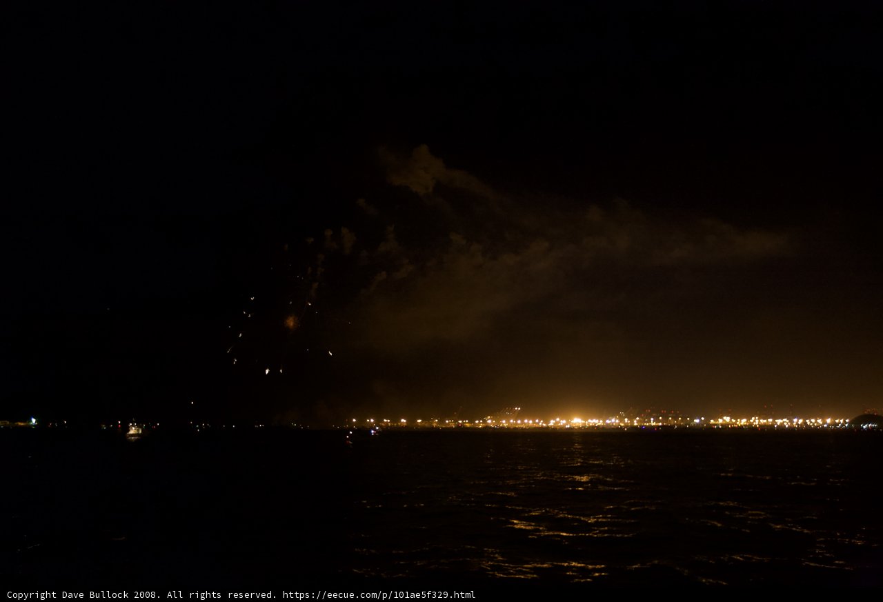 Sparkling Water Fireworks Spectacle
