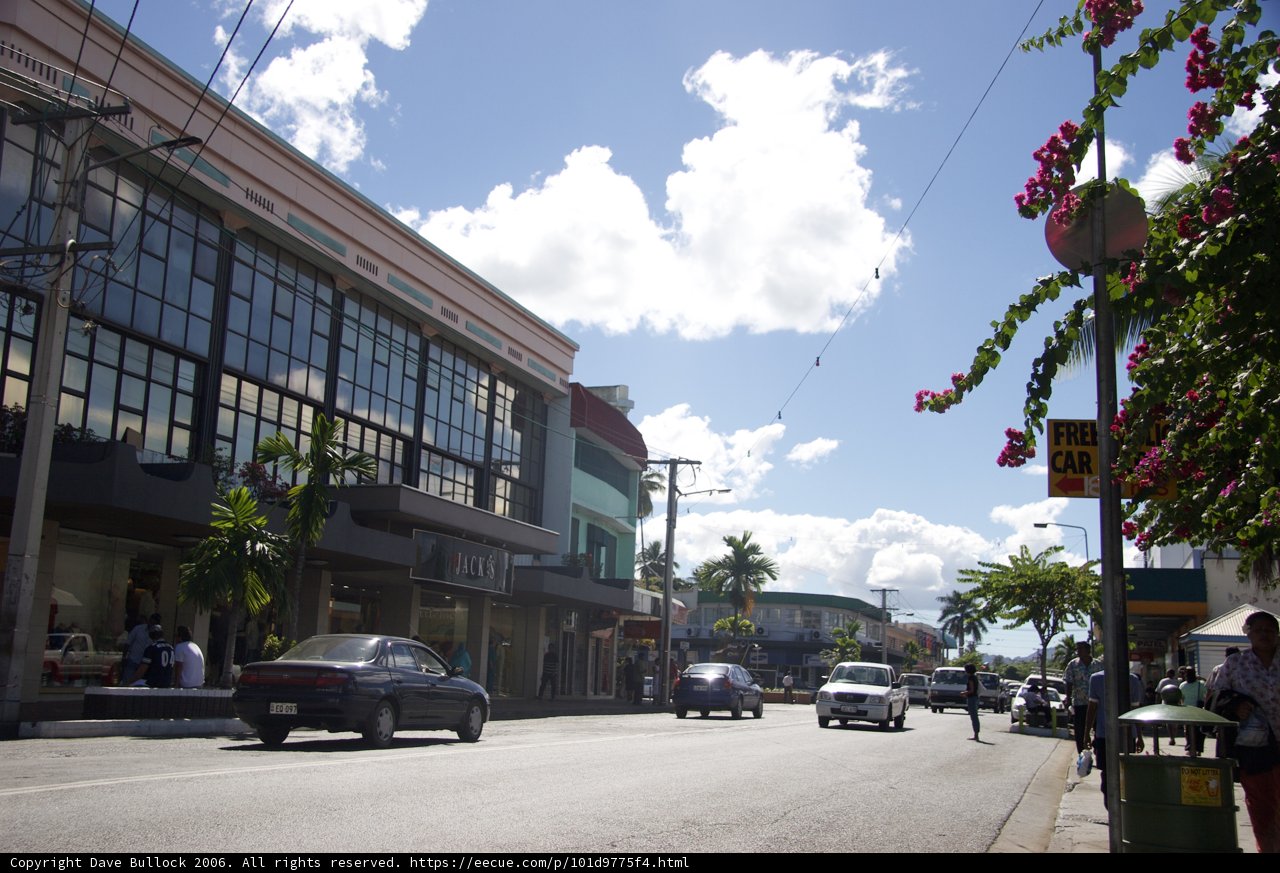 Bustling City Street