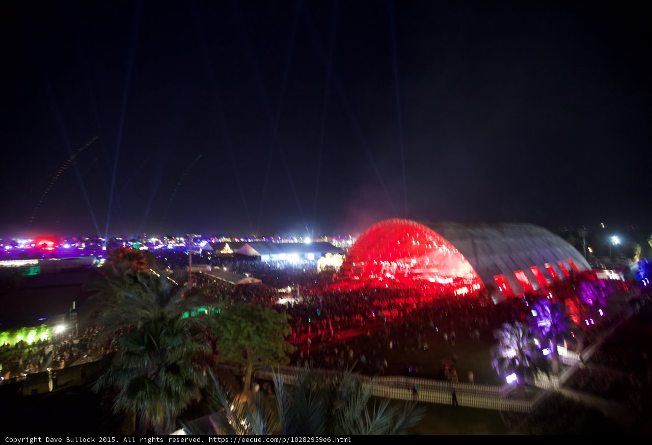 Lights and Palms at Coachella