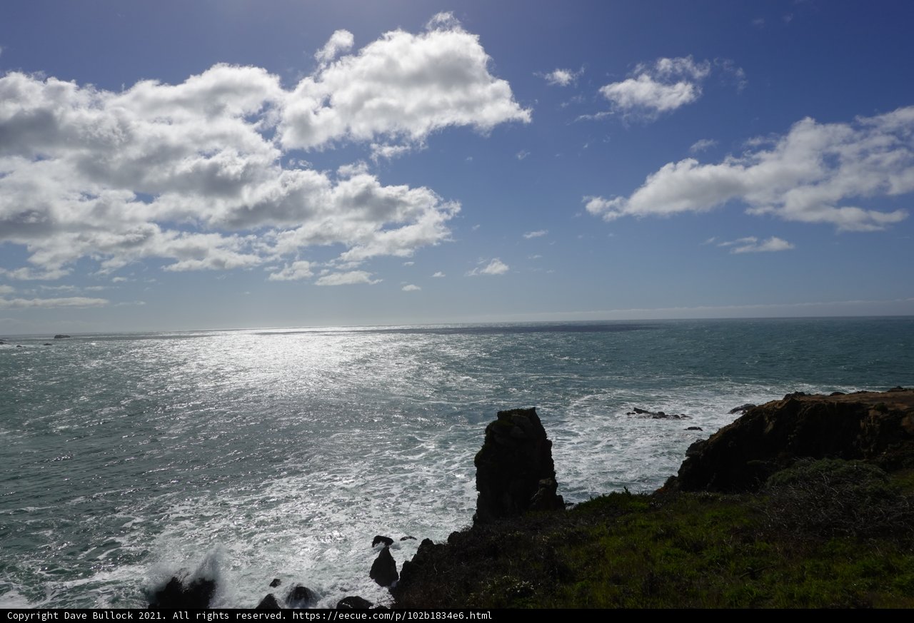 The Majestic Ocean from the Cliff