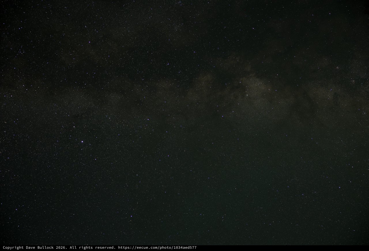 Milky Way Arches Over Lassen Volcanic Wilderness