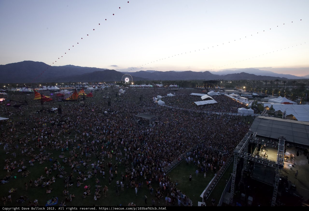 Coachella's Massive Concert Crowds