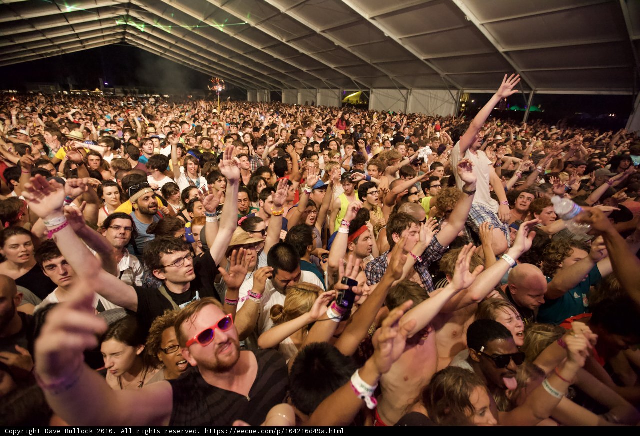 Urban Concert Crowd