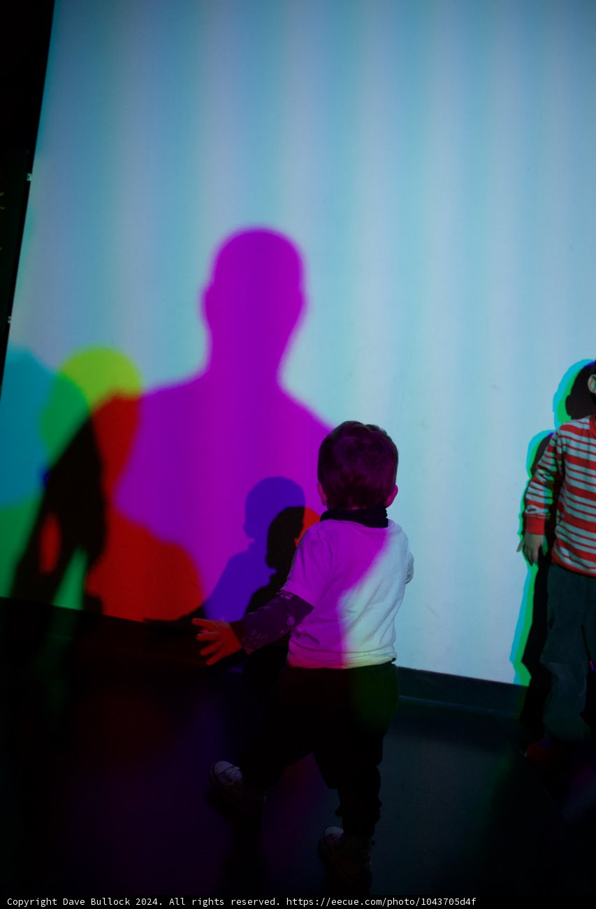 Lights and Shadows: A Captivating Moment at the Exploratorium.