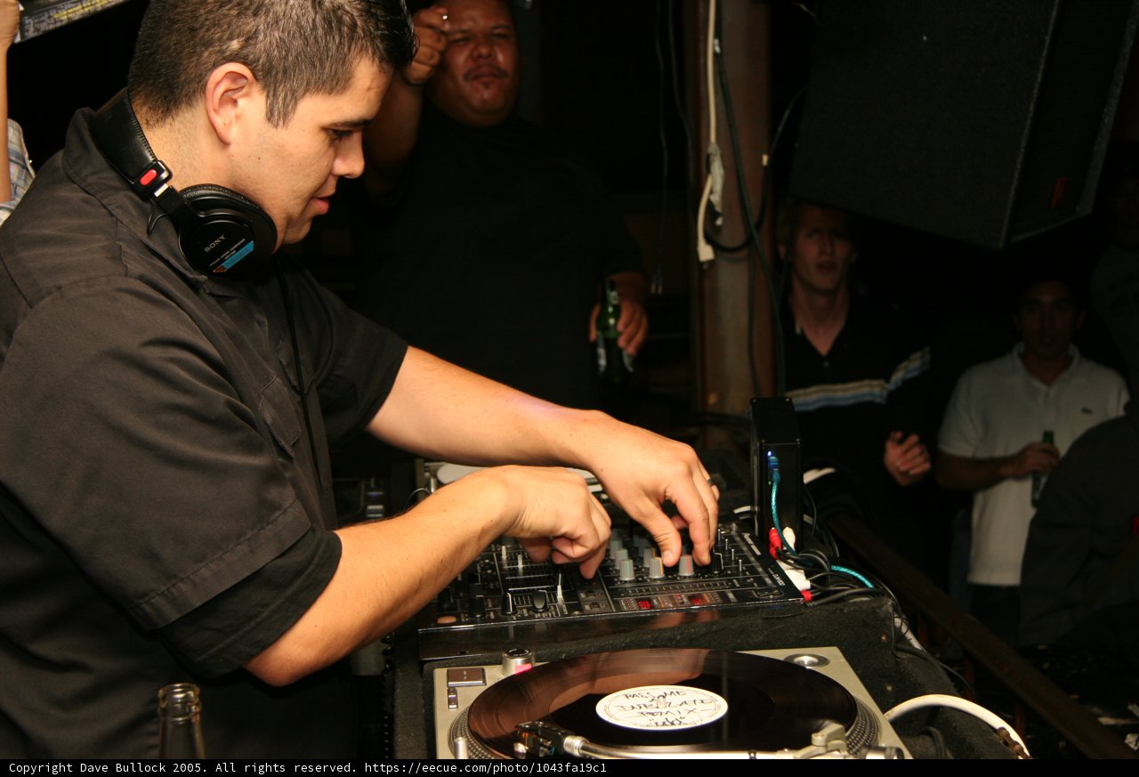 The Deejay in Black