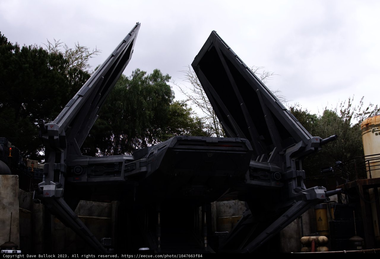 The Iconic Millennium Falcon on Display at Disneyland Resort