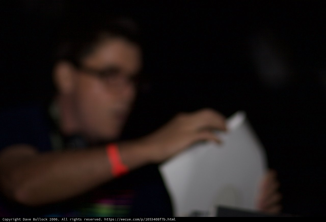 Mystery Man in the Dark Room