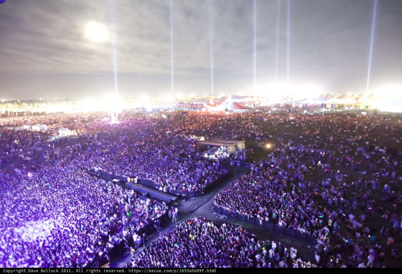 Lights, Lasers and Lively Concert Crowds