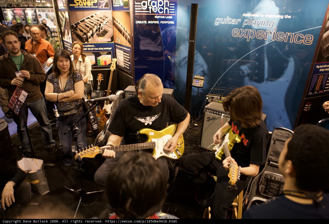 Music Band Performs at the 2008 NAMM Concert