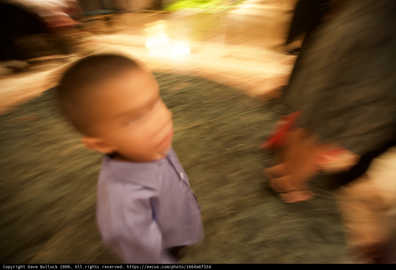 The Blurry Smiling Boy