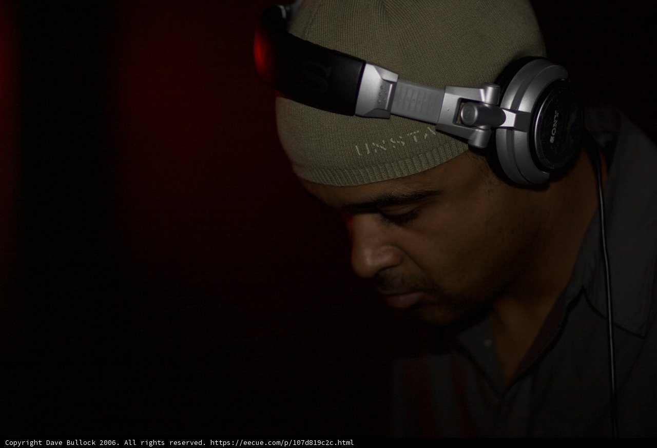 Hat on Headphones