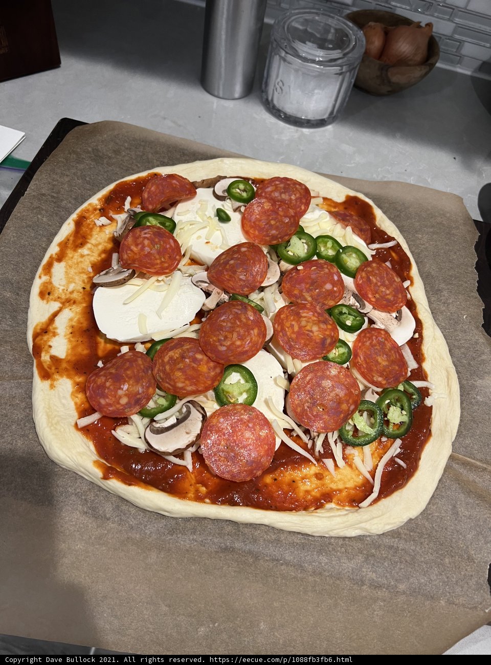 Fiery Pepperoni Pizza