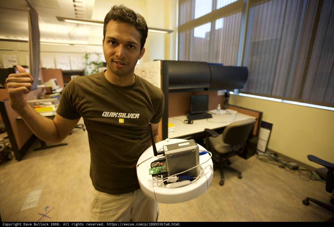 Man with Handheld Device