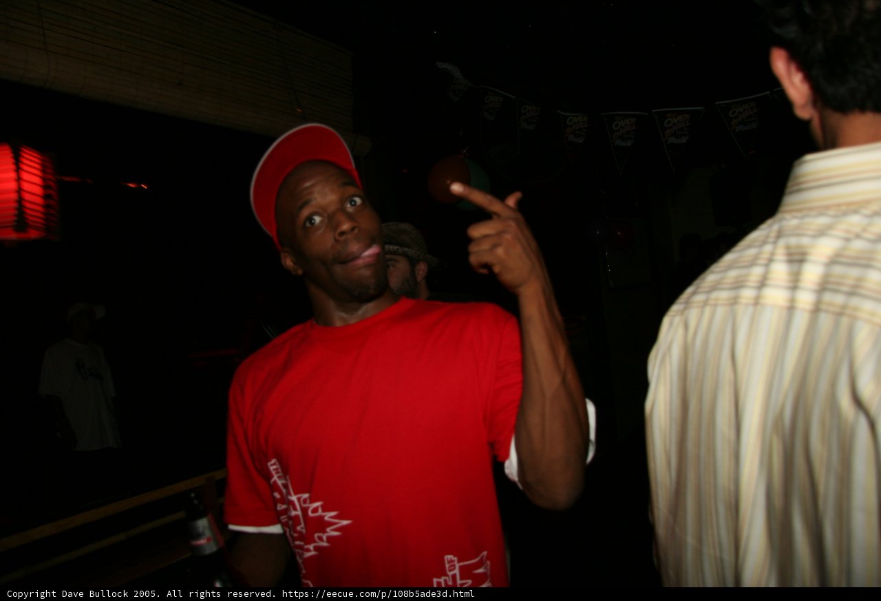 Red Shirt in the Urban Nightlife