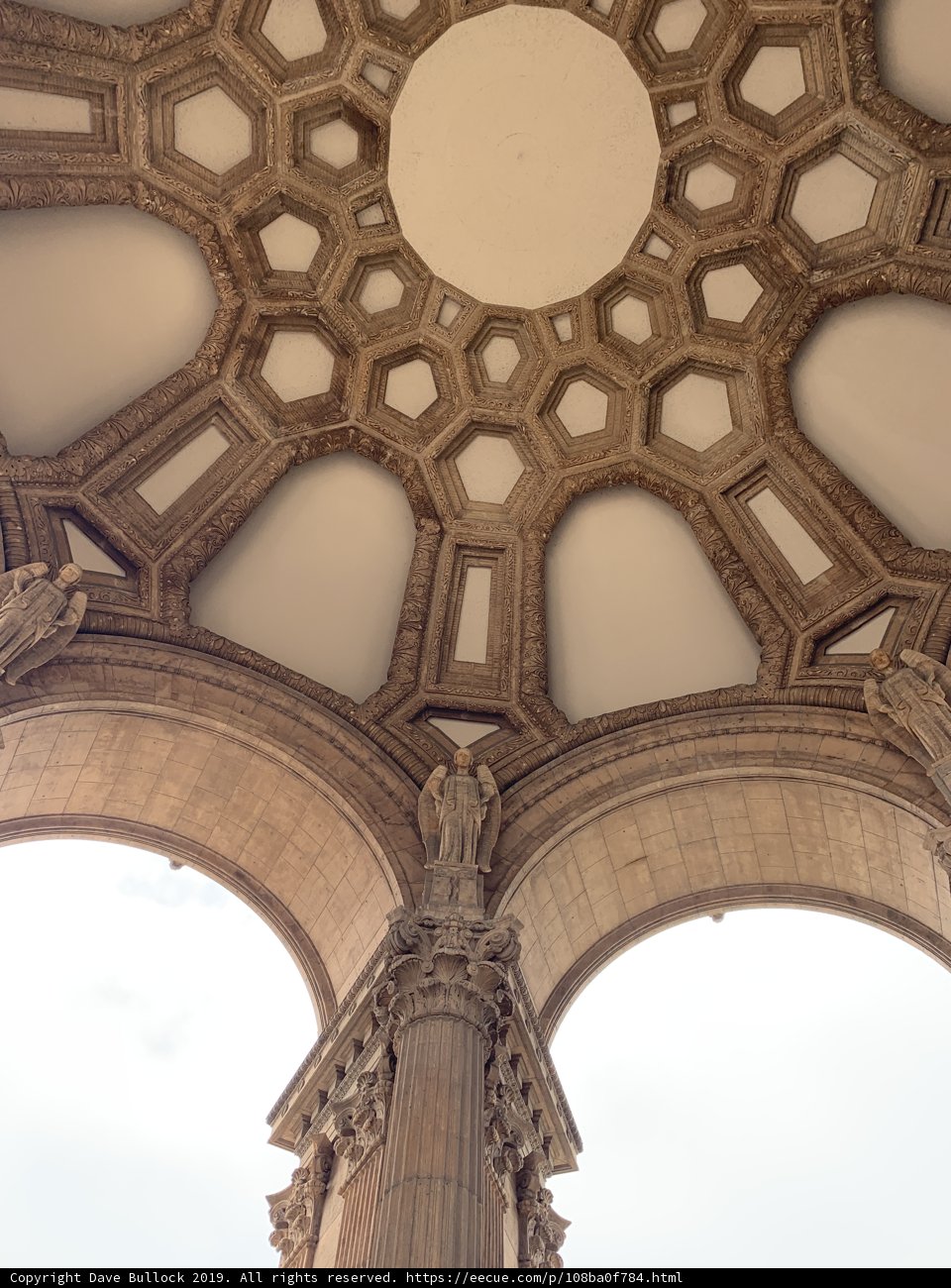Circular Vault Ceiling at Palace of Fine Arts