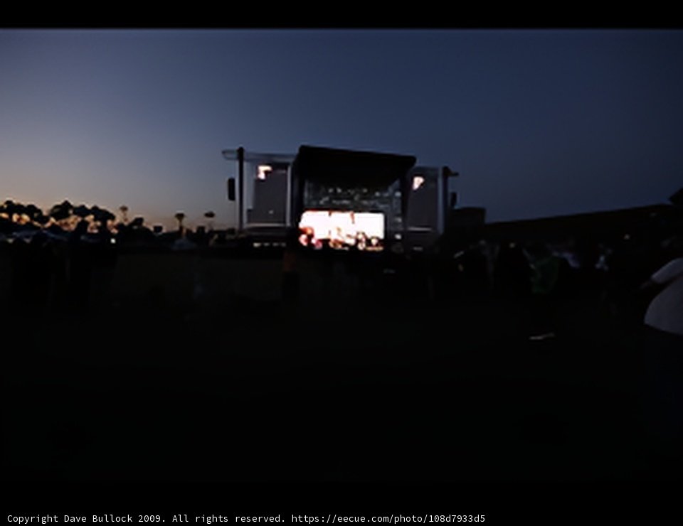 Dusk Set on the Coachella Stage