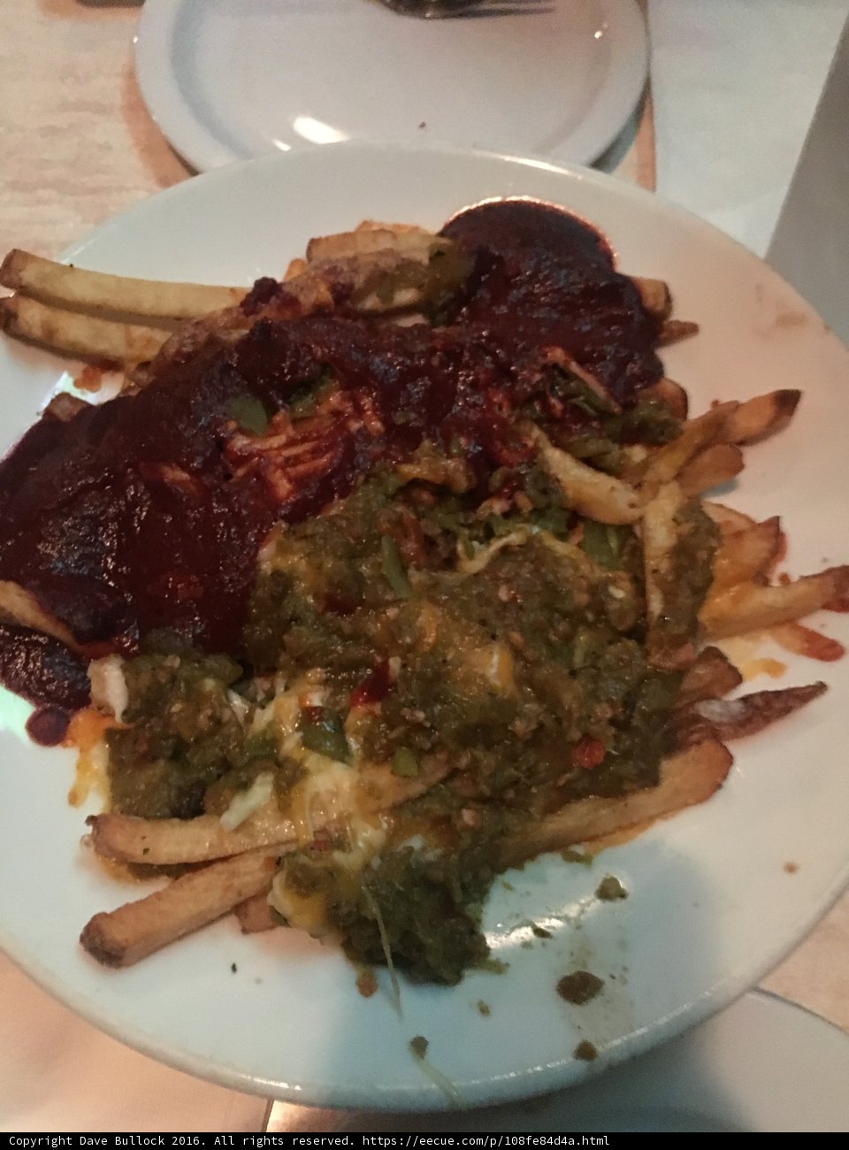 Fries with a side of sauce