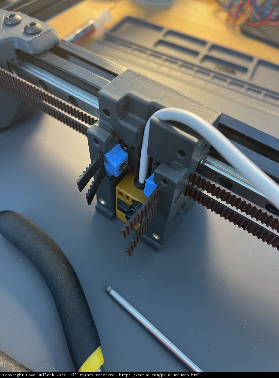 3D Printing Machine with Tools and Wires