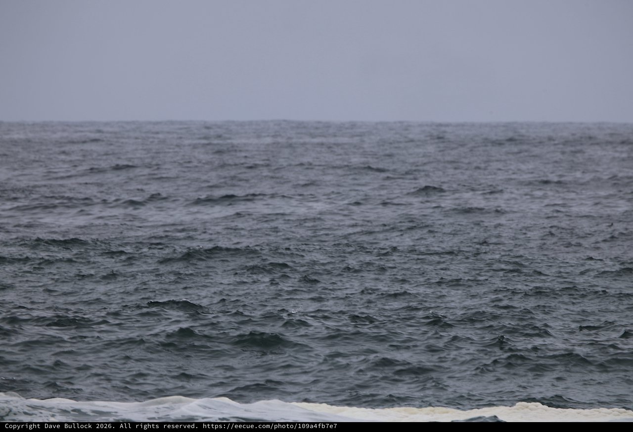 Turbulent Grey Seas Under Overcast Skies