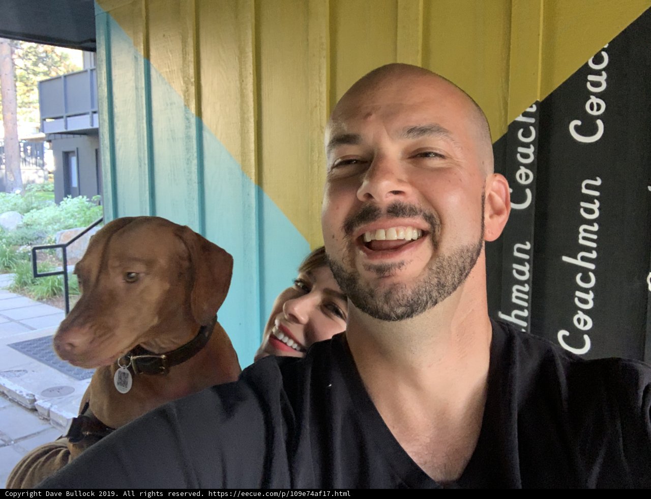 Selfie with my Best Hound Friend