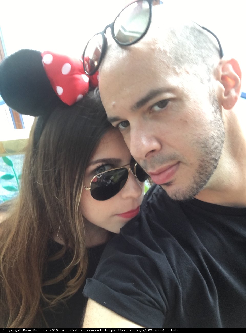 Minnie Mouse Eared Couple