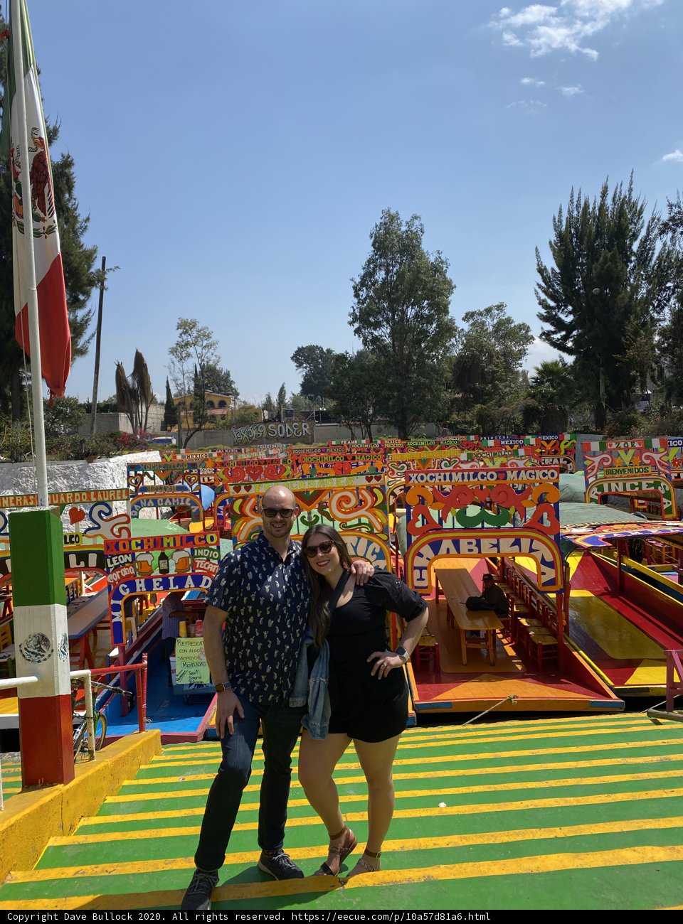 On a Boat in Xochimilco